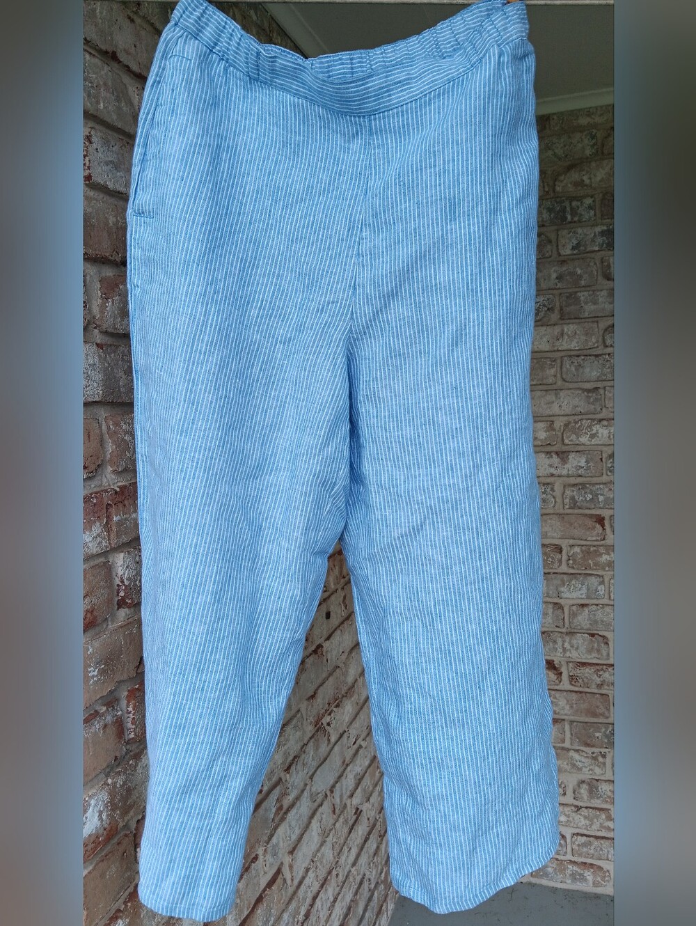 Linen Wide Leg Capris